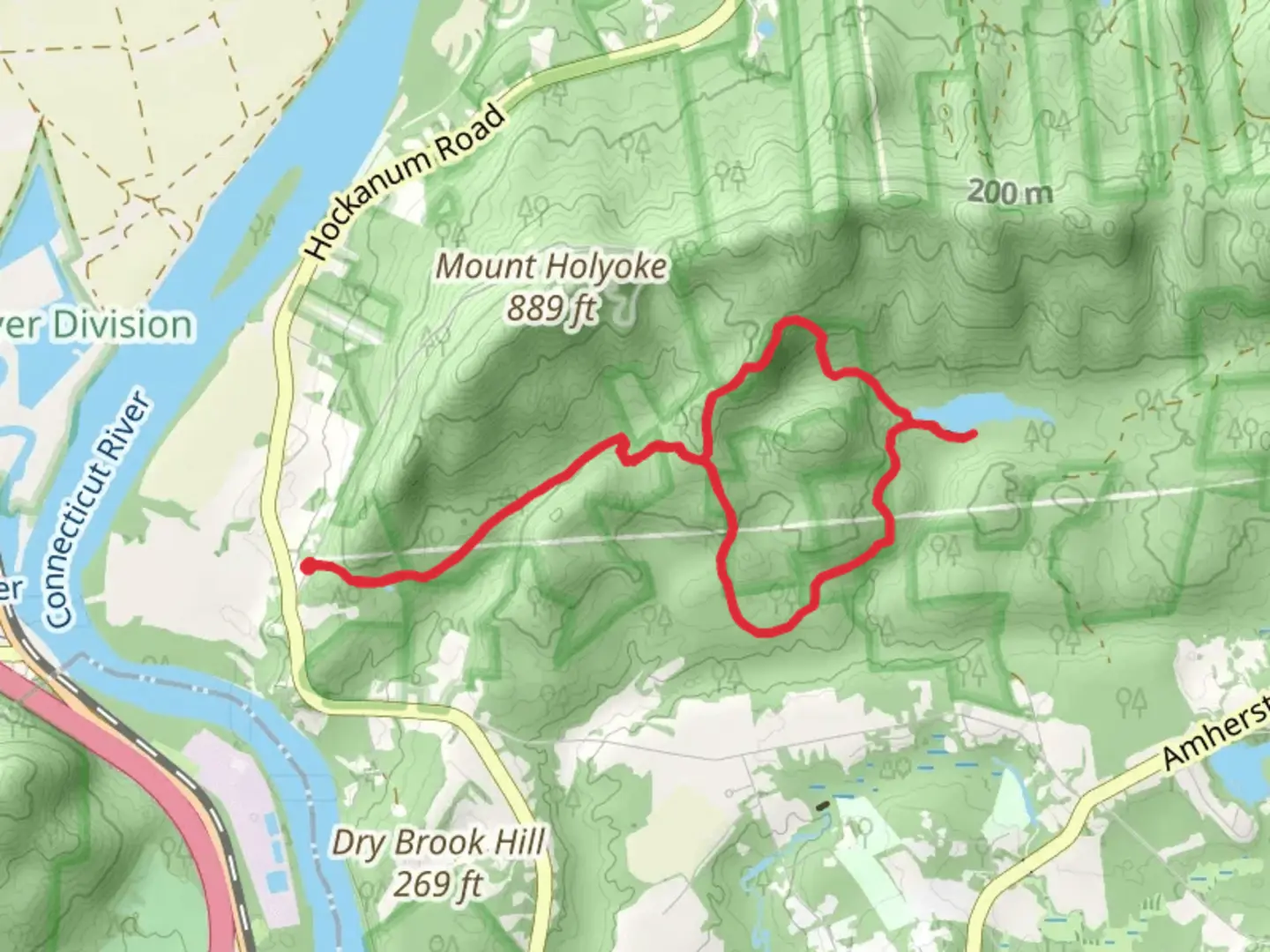 An image depicting the trail Lithia Springs Reservoir Loop Trail and its surrounding area.