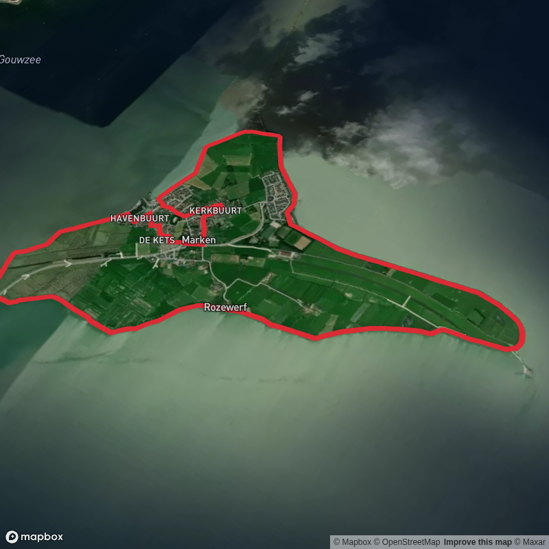 Havenbuurt Route, Rozewerf Route and Vuurtoten Route Loop