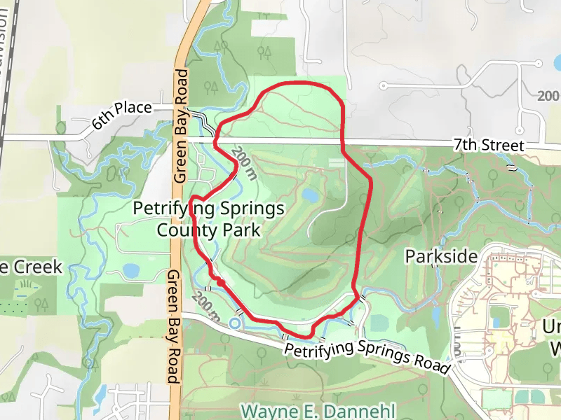 Petrifying Springs County Park Loop