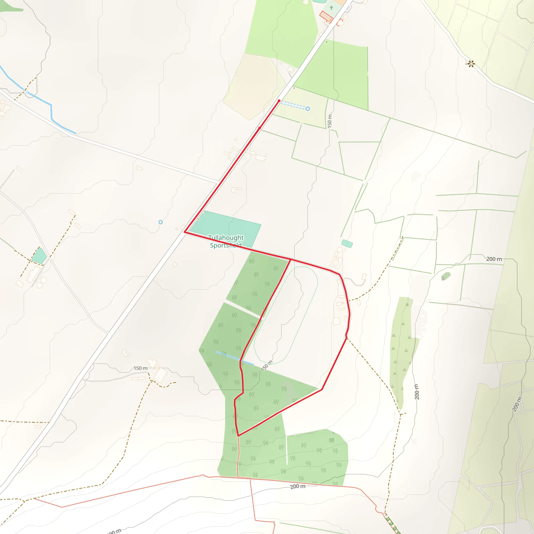 Kilmacoliver Woodland Loop mobile static map