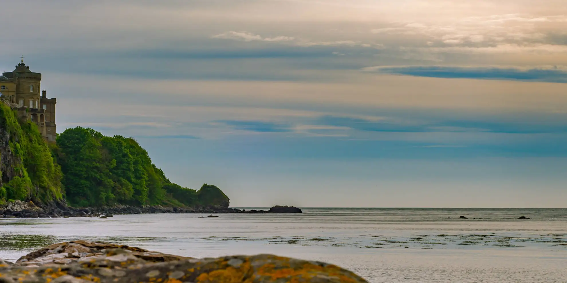An image depicting the trail Culzean Bay to Maidenhead Bay via Ayrshire Coastal Path and its surrounding area.