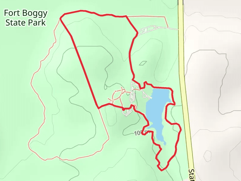 Fort Boggy State Park Loop