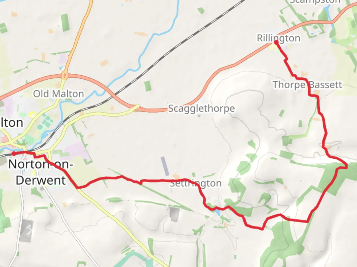 Malton to Rillington Walk | North Yorkshire | England