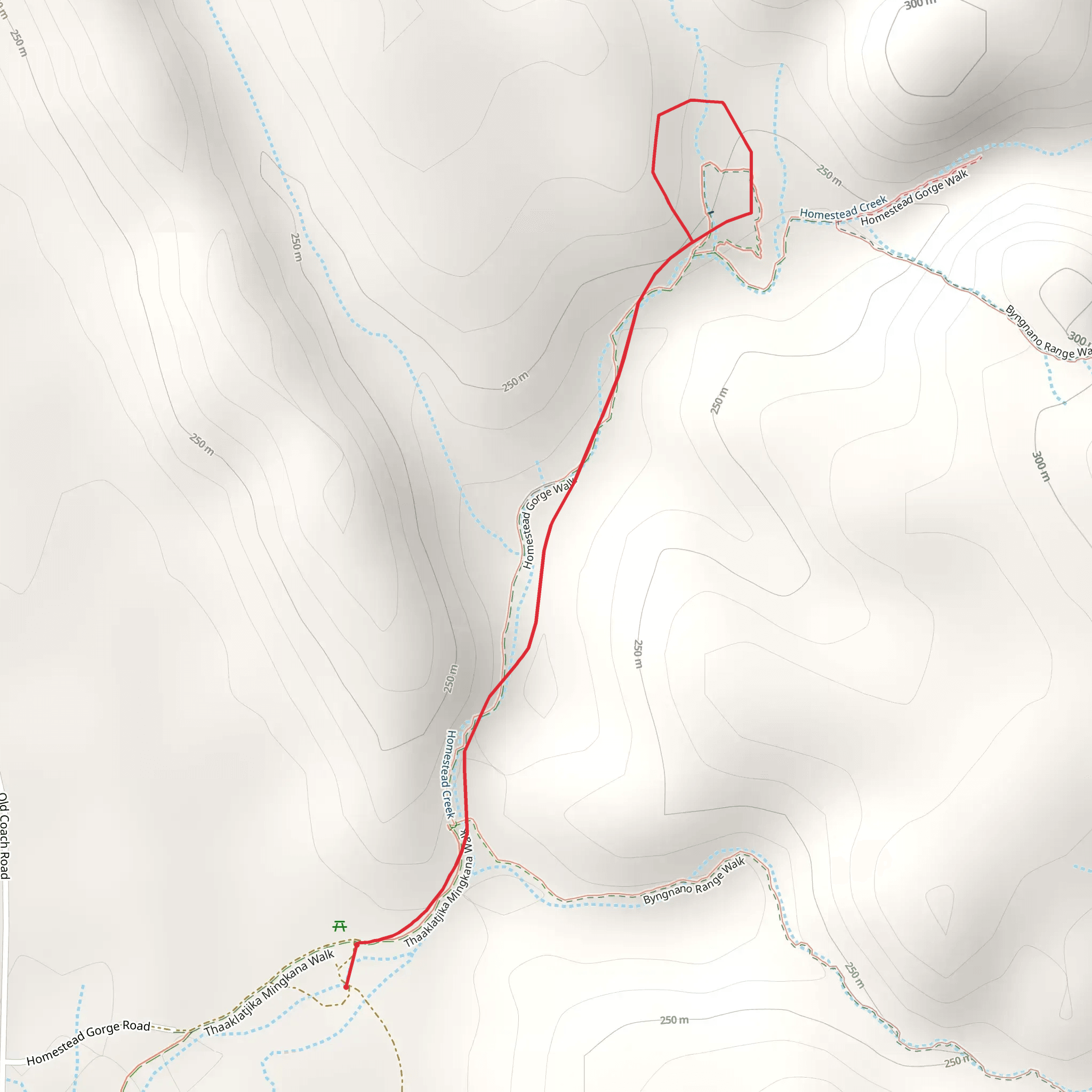 Rockholes Loop Track mobile static map