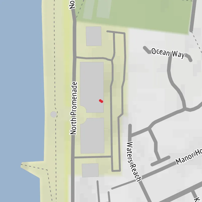 A map preview of the recording Hike from Cleveleys.