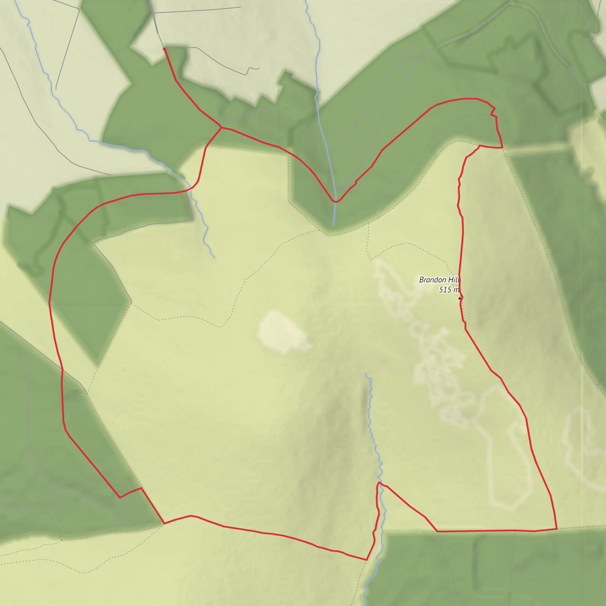 Brandonhill Circular mobile static map