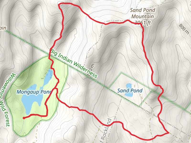Sand Pond and Sand Pond Mountain Loop Trail