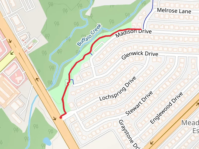 Lochspring Drive North Walk