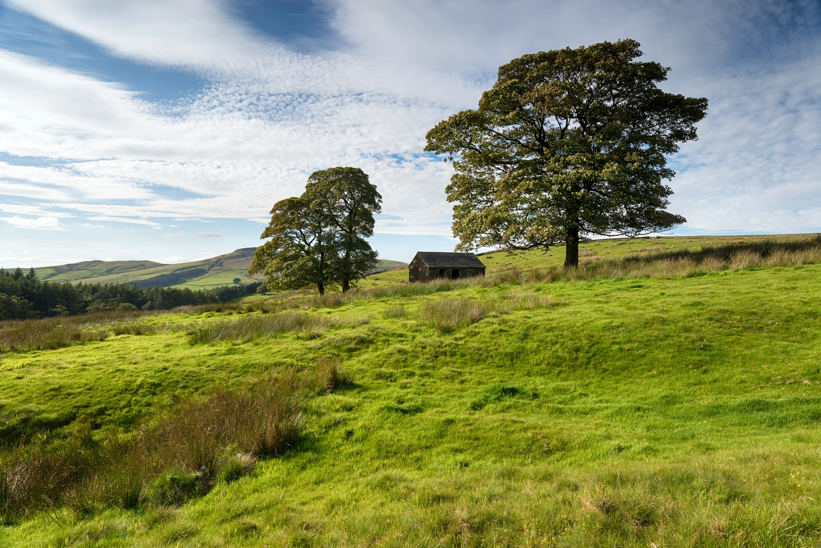 An image depicting the trail Four Trigs Loop from Rushton Spencer - Staffordshire and its surrounding area.