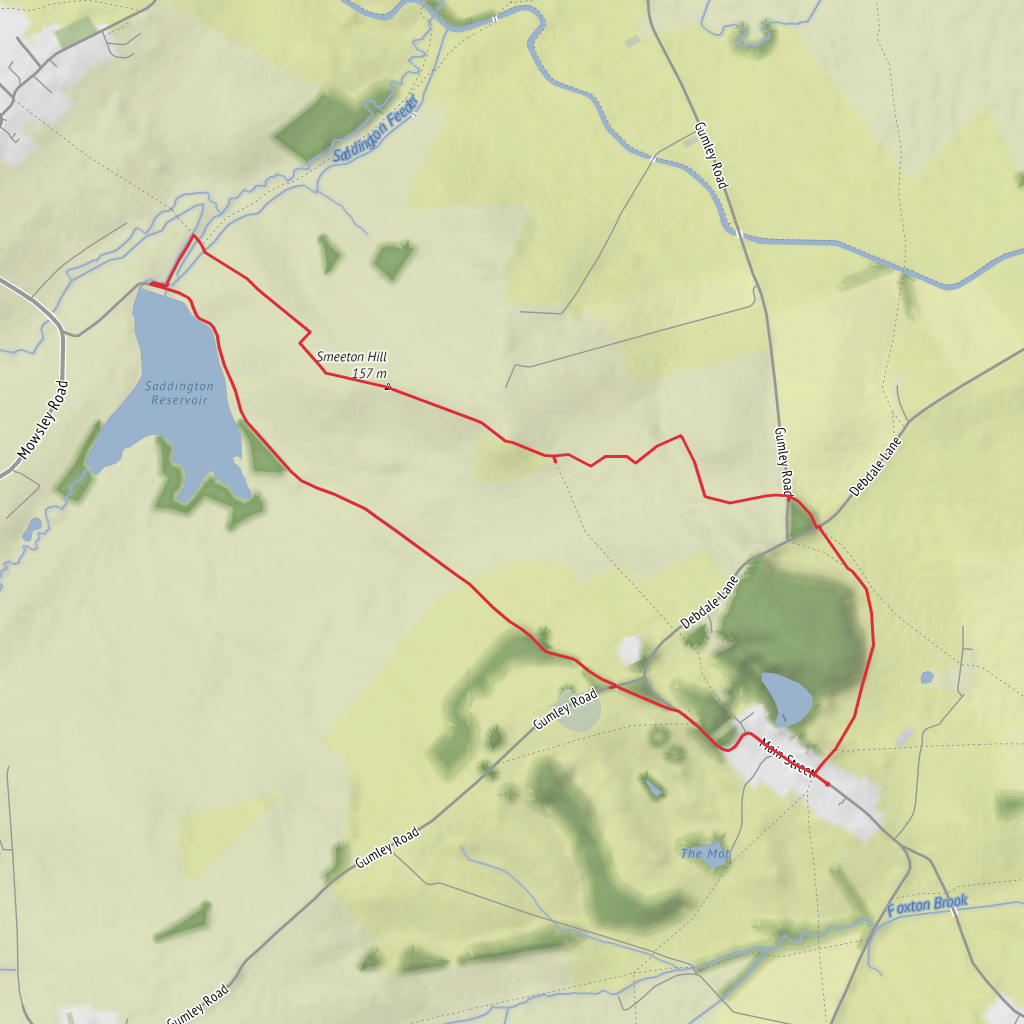 Gumley Round mobile static map