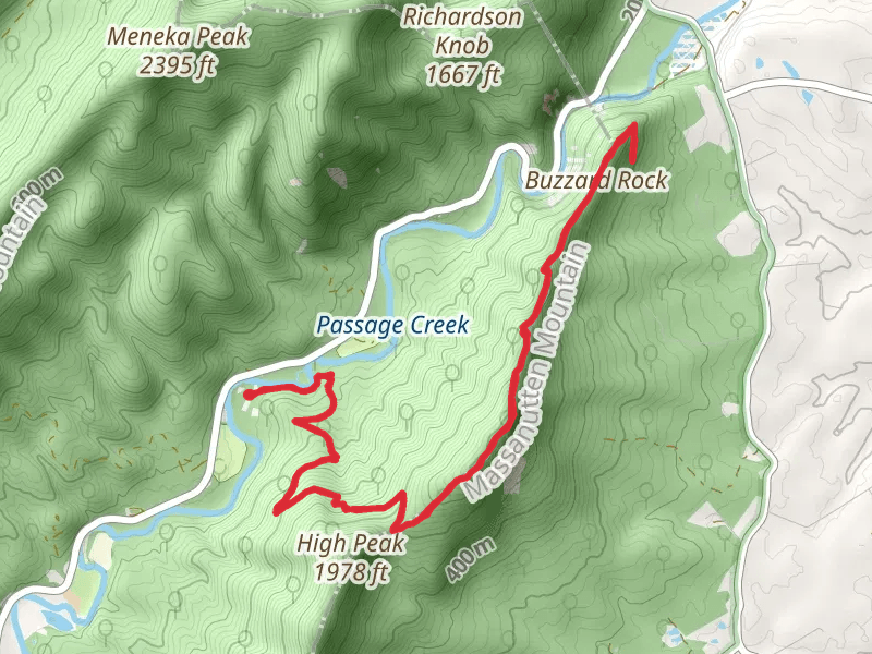 Tuscarora Trail and Buzzard Rock Trail