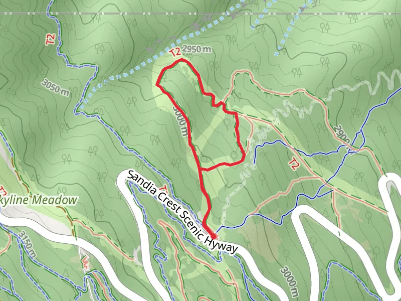 Sandia Crest Scenic Hyway Loop