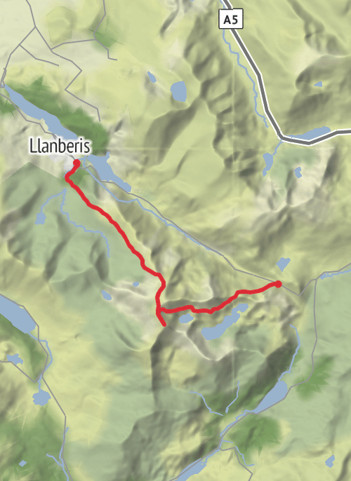 Eryri National Park - Jul 28 mobile static map