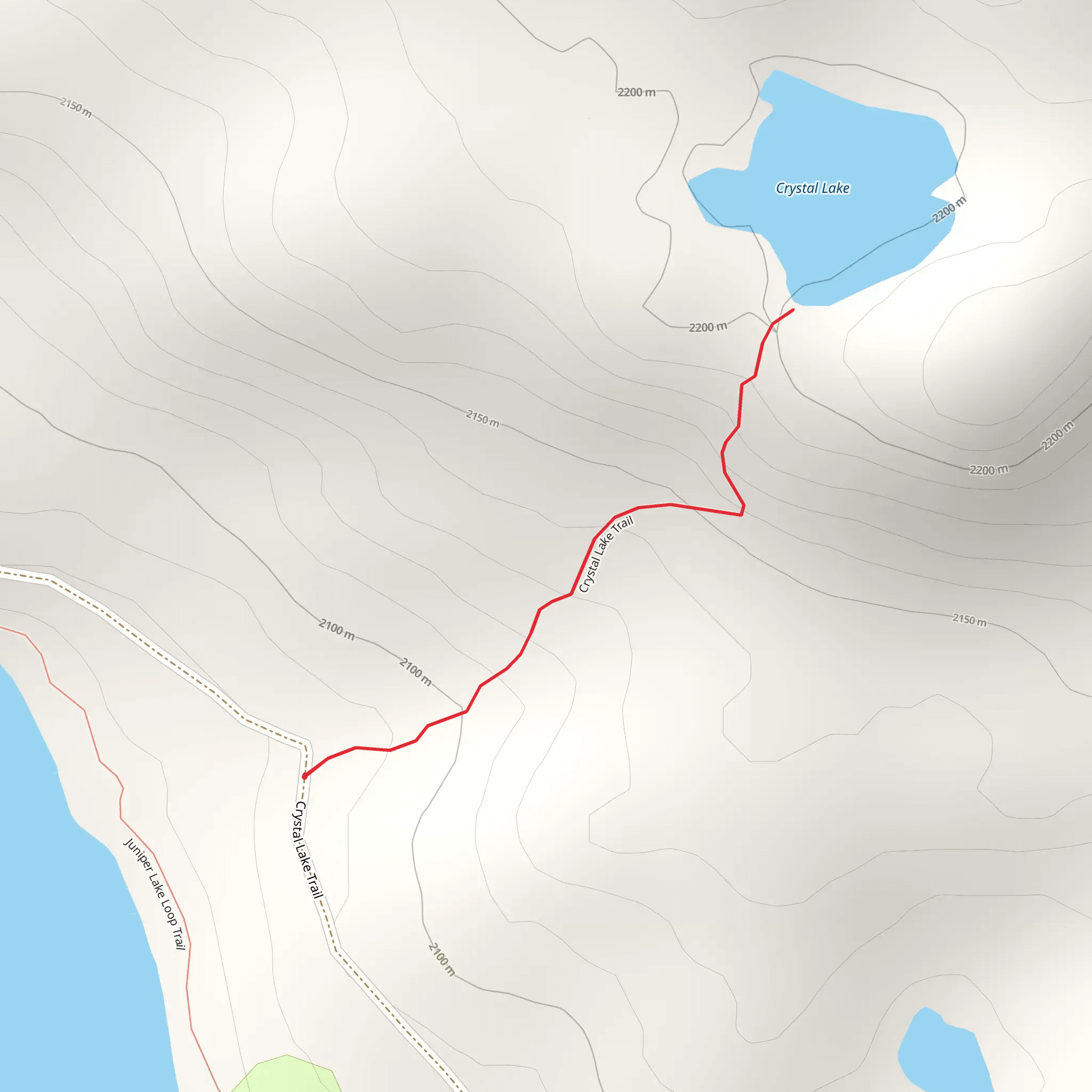 Crystal Lake mobile static map