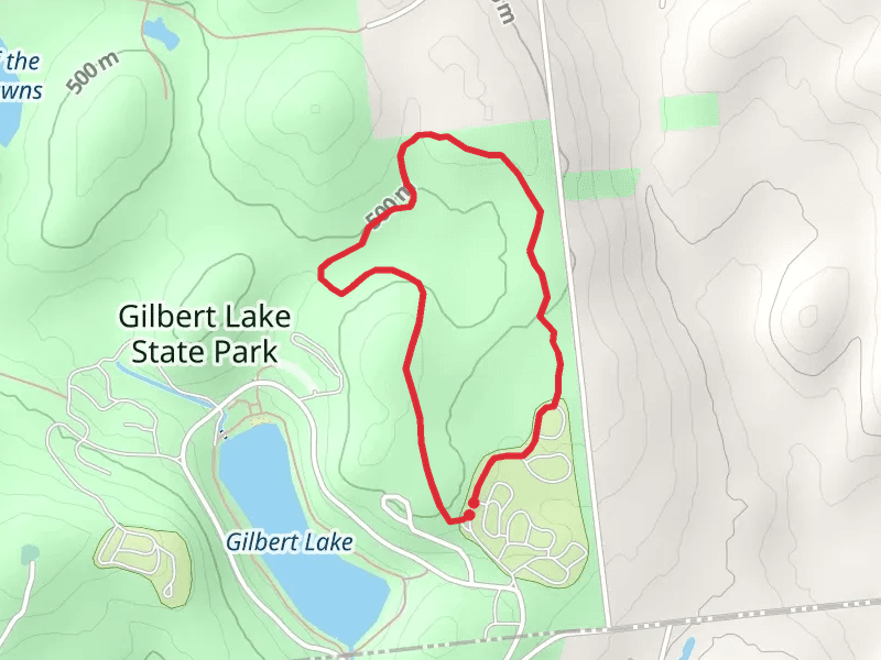 Gilbert Lake State Park Loop