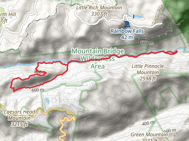 Jones Gap, Bill Kimball and Coldspring Branch Loop Trail