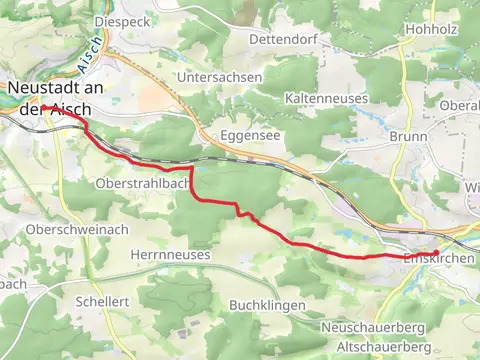 Neustadt Mitte to Emskirchen Walk