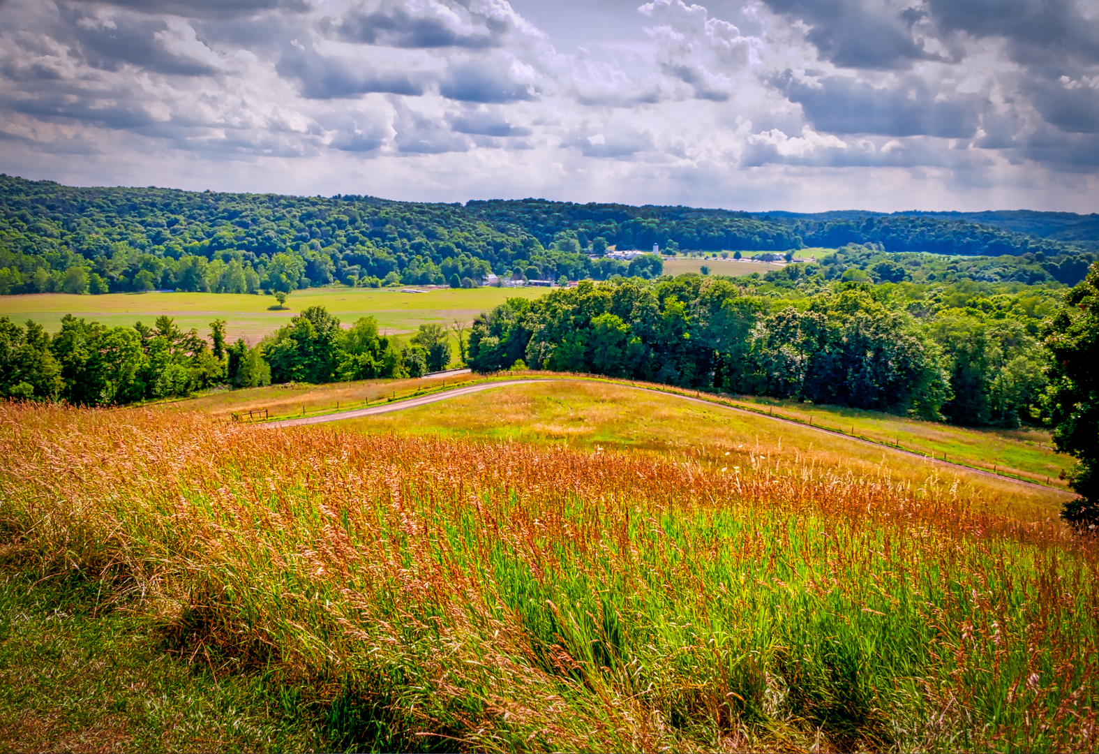 An image depicting the trail Mount Jeez Overlook via Pleasant Valley Bridle Trail and its surrounding area.