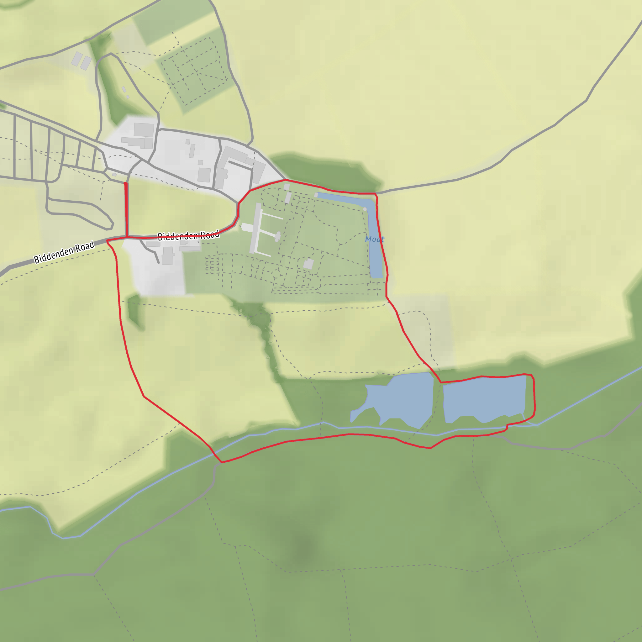 Sissinghurst Castle Loop mobile static map