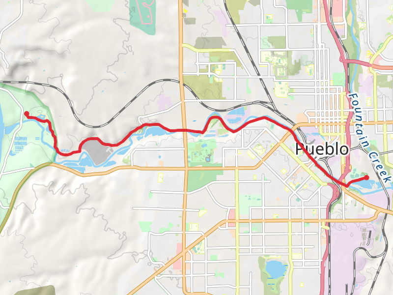 Arkansas River Multi-Use Path - Runyon Lake