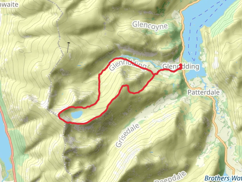 Helvellyn via striding edge loop  thumbnail
