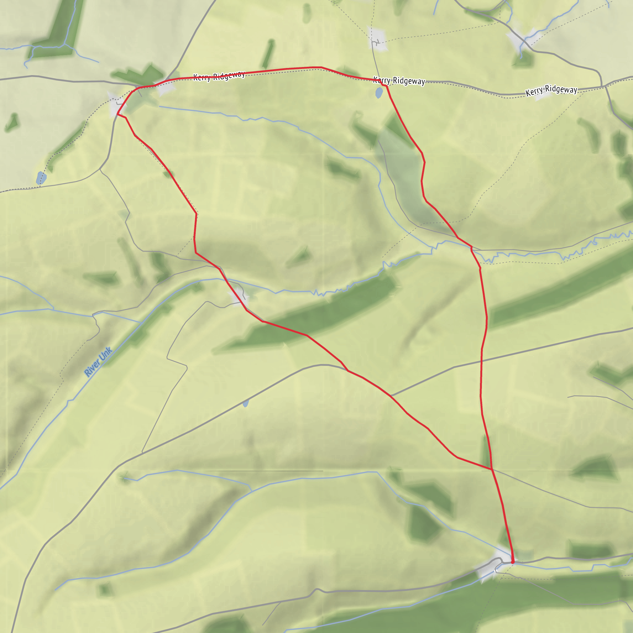 Nut Wood and Edenhope Hill Loop mobile static map