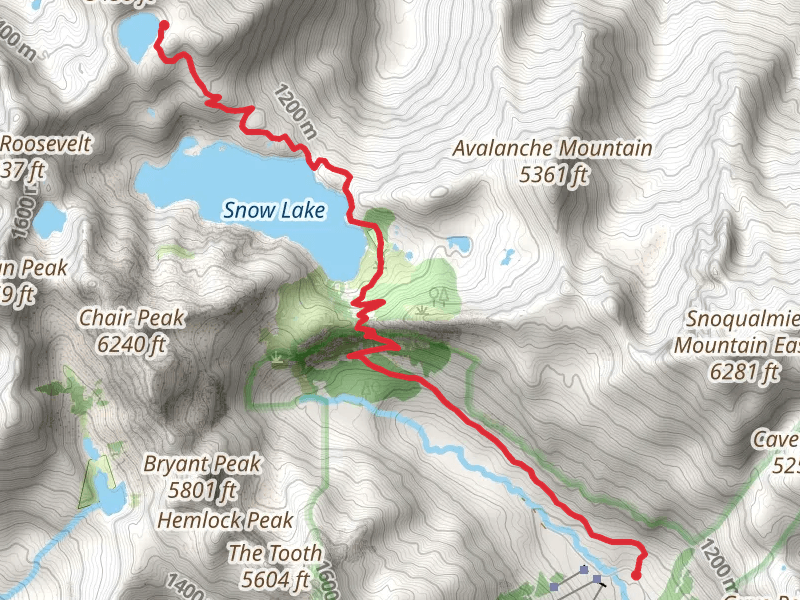 Gem Lake via Snow Lake Trail