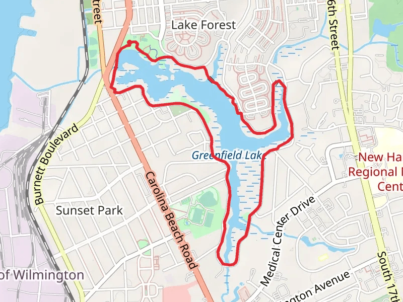 Greenfield Lake Loop