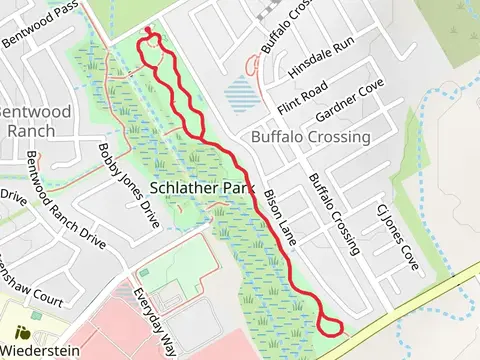 Walk along Town Creek - Schlather Park
