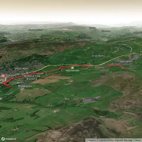 Middleton Woods and Suspension bridge - Ilkley Loop