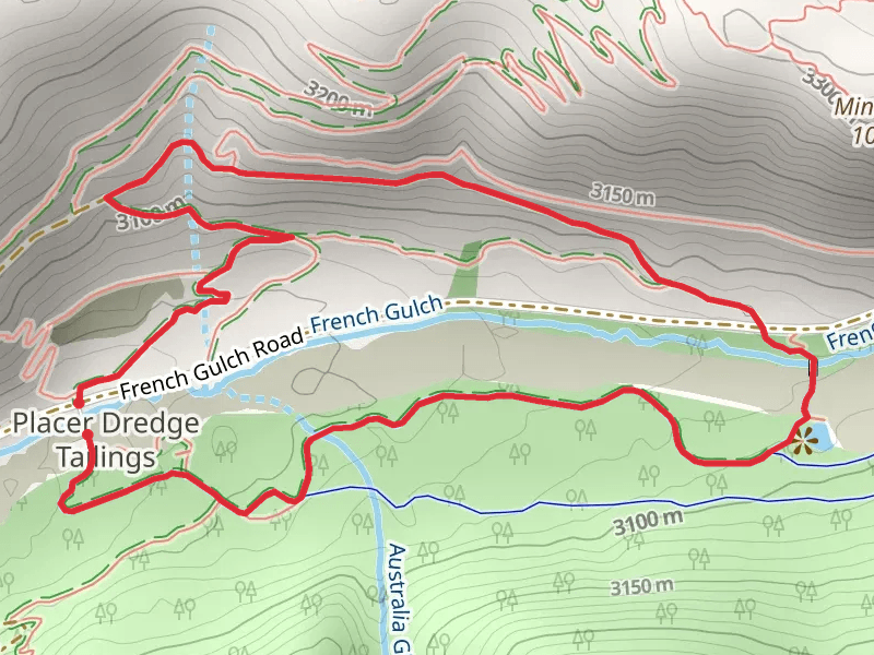B and B Trail and Minnie Mine Trail Loop