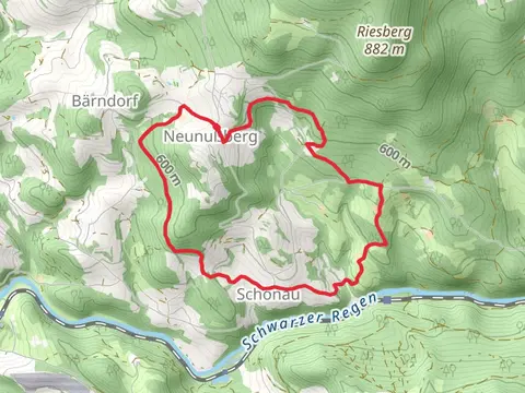 Neunußberg to Schönau Loop