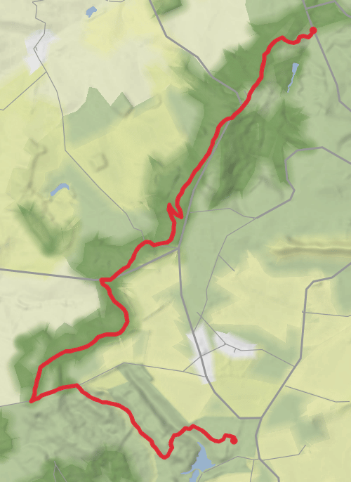 Stourhead Woodland Approach mobile static map