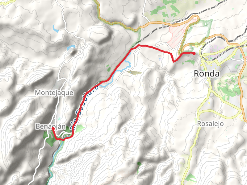 From Ronda to Benaojan - Guadiaro PR A 253