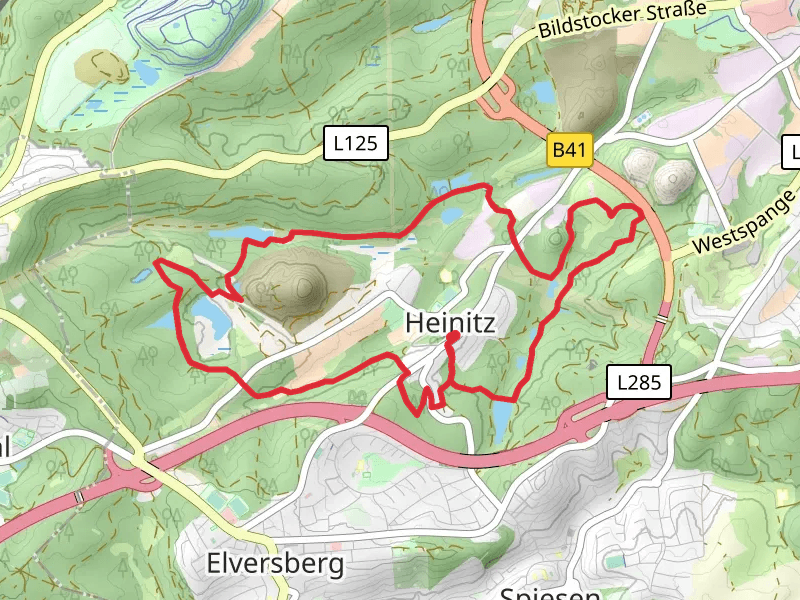 Heinitzer Weiher via 12 Weiher Weg