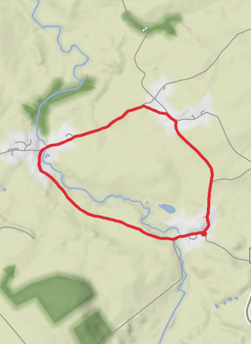 Allerdale Hiking mobile static map