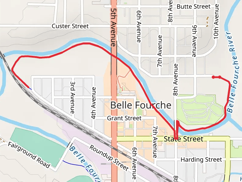 Belle Fourche River Walk