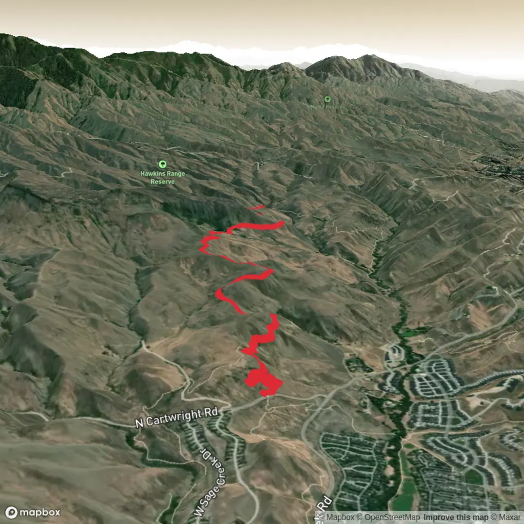 An image depicting the trail Chukar Butte-sweet connie-peggy’s and its surrounding area.
