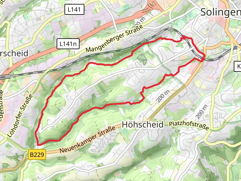 Liewerfrauenweg and Rund um Merscheid