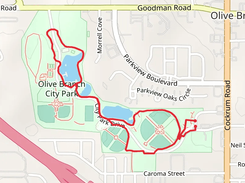 Olive Branch City Park Loop