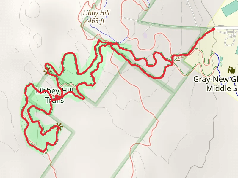 Libby Hill and Libby Hill Forest Loop