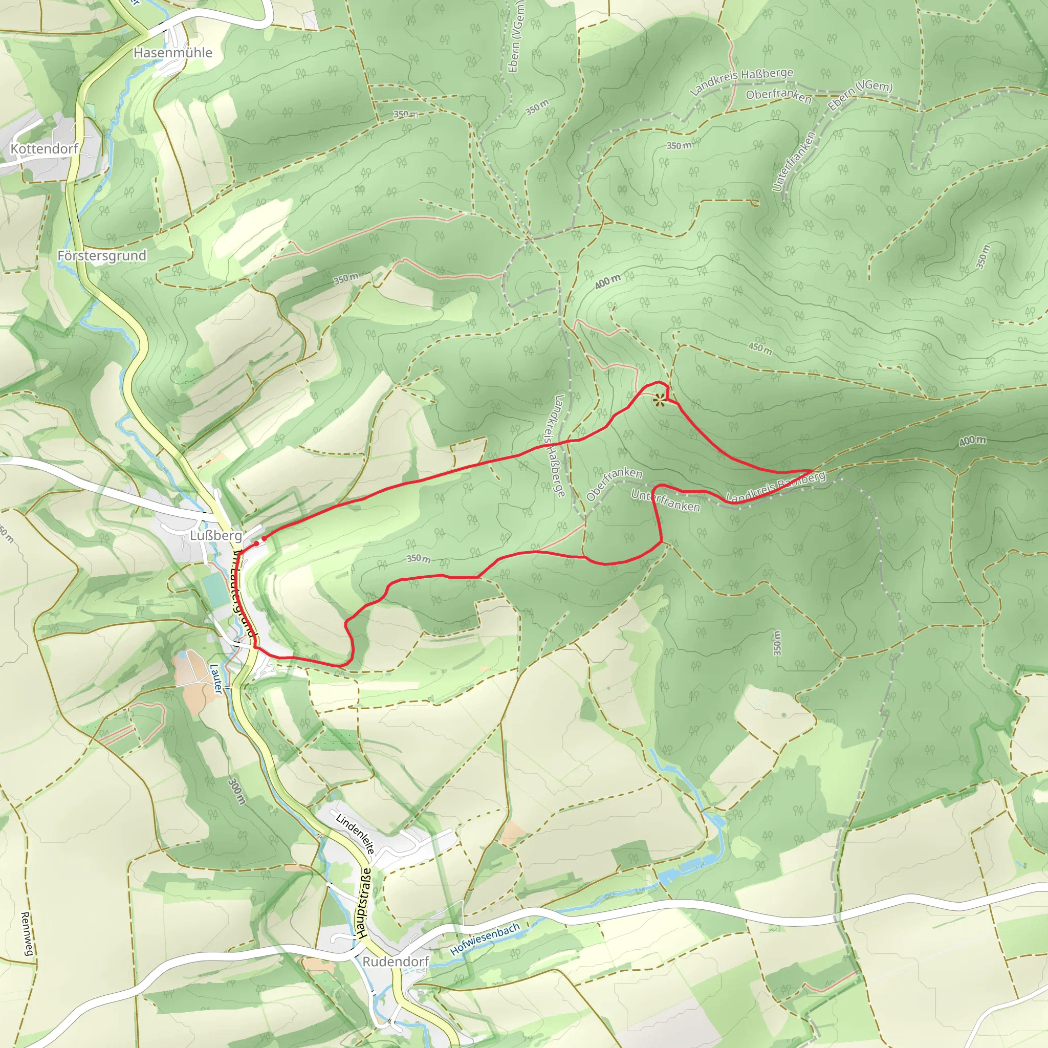 Veitenstein Loop via Pfaffernritt mobile static map