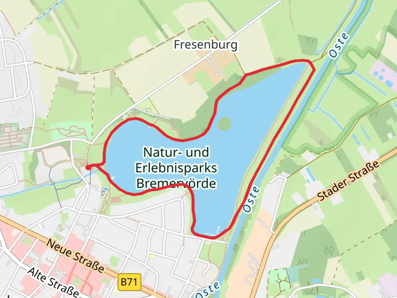 Voerder See Loop via Nordpfad