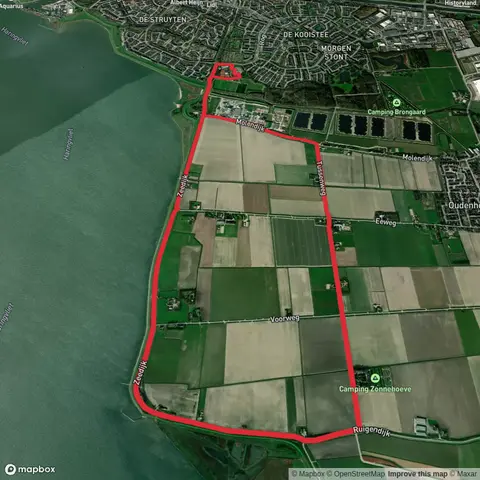 Hoornsche Gat via Zeedijk and Tussen Weg