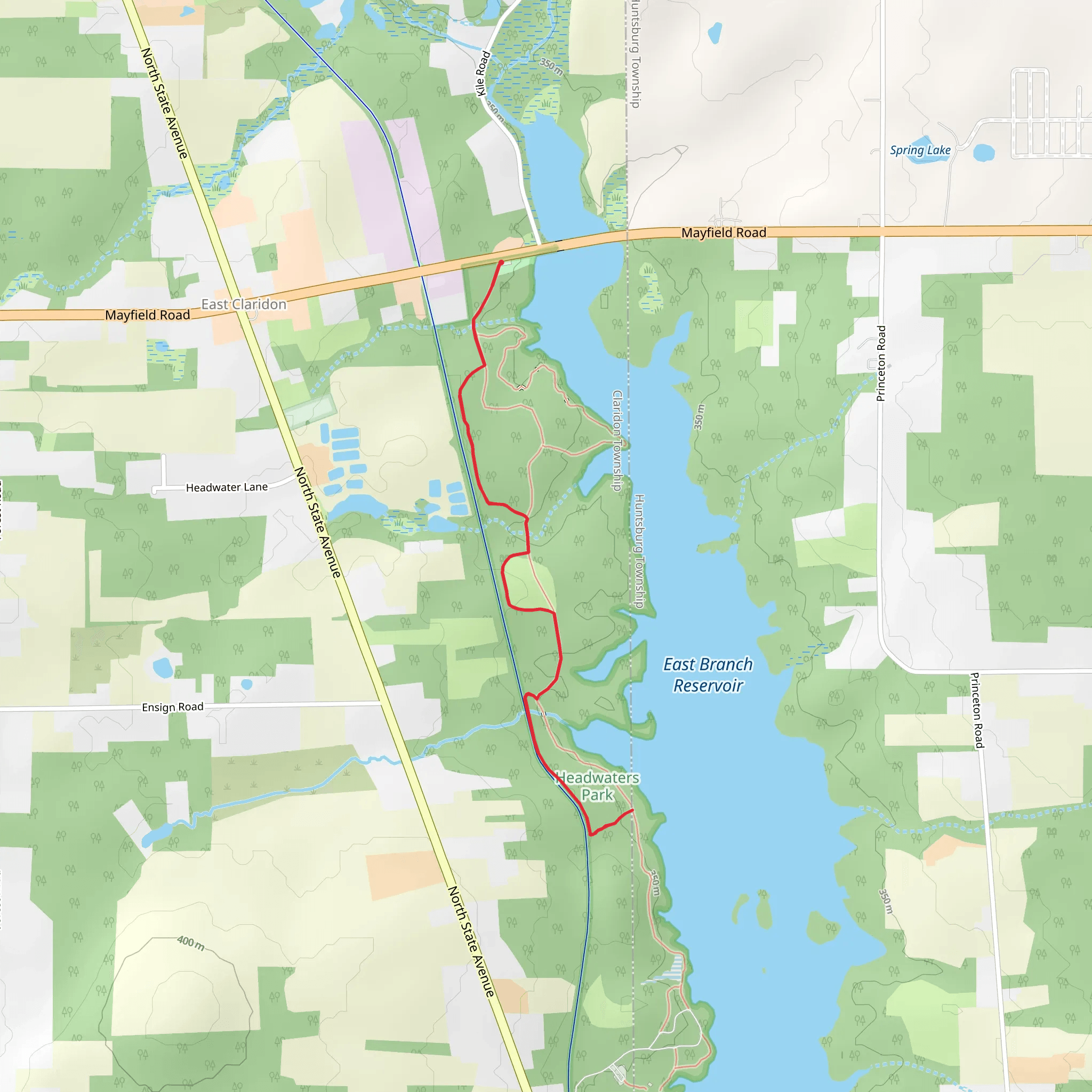 Maple Trail via Buckeye Trail mobile static map