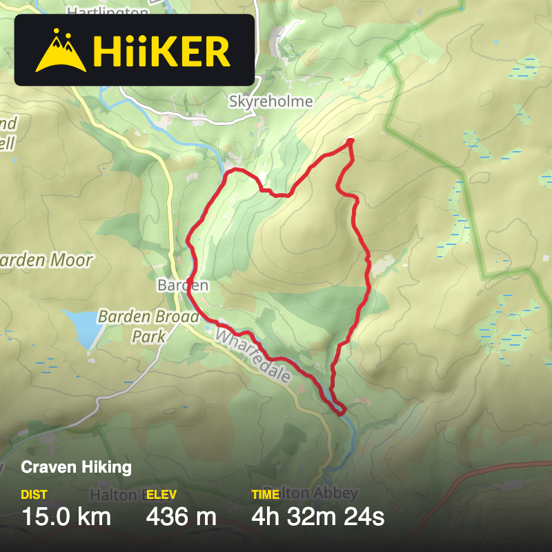 A map preview of the recording Simon’s Seat.
