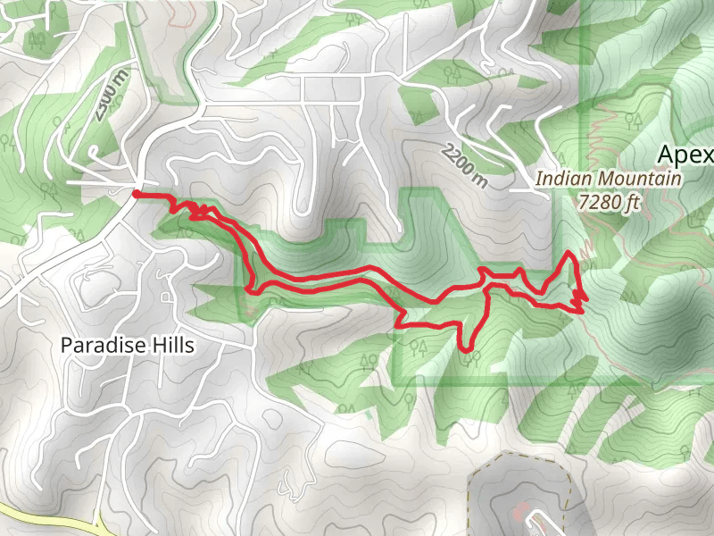 Apex Trail and Enchanted Forest Loop Trail