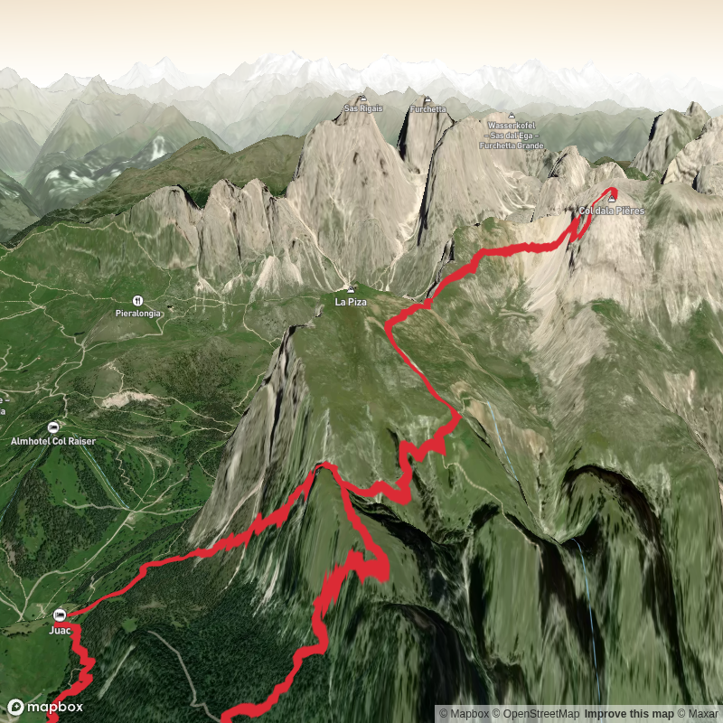 Hike 16 -Daunëi__Forcella_San_Silvestro__Furcela_dla_Piza__Col_dala_Piëres