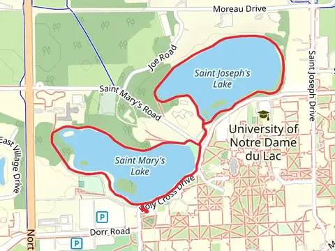 Saint Mary's Lake and Saint Joseph's Lake Loop