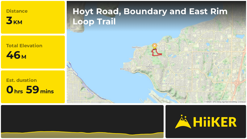 Hoyt Road, Boundary and East Rim Loop Trail | King County | Washington
